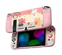 Coque Switch Protection - Housse TPU Souple Anti-Choc pour Switch Modèle Original 2017（NS） | Résistante aux Chocs & Rayures, Précision des Orifices, Facile à Nettoyer (A09)