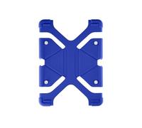 Coque tablette 8.9 à 12 pouces Universel Bumper Silicone Gel bleu Mode Support