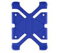 Coque tablette 8.9 à 12 pouces Universel Bumper Silicone Gel bleu Mode Support