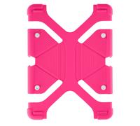 Coque tablette 8.9 à 12 pouces Universel Bumper Silicone Gel rose Mode Support