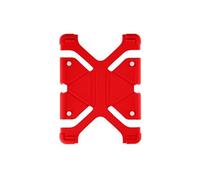 Coque tablette 8.9 à 12 pouces Universel Bumper Silicone Gel rouge Mode Support