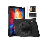 Coque tablette avec dragonne et bandoulière pour Lenovo Tab P11 Pro - Noir