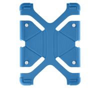 Coque Tablette de 8.9'' à 12'' Antichoc Fonction support vidéo et clavier bleu