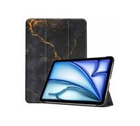 imoshion imoshion Coque tablette Design Trifold pour iPad Air 13 pouces (2026) M4 / (2025) M3 / (2024) M2 Black Marble Noir