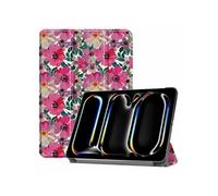 imoshion imoshion Coque tablette Design Trifold iPad Pro 11 (2025) M5 / (2024) M4 Floral Water Color Multicolore