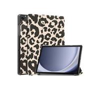 imoshion Coque tablette Design Trifold pour Samsung Galaxy Tab A9 Plus - Leopard