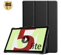 Coque Tablette Huawei Médiapad M5 Lite (10.1"") Noir Avec Support Fonction Et Veille/Réveil Automatique Support