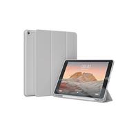 Accezz Accezz Coque tablette portefeuille Smart Silicone pour iPad 6 (2018) 9.7 pouces / iPad 5 (2017) 9.7 pouces Gris Gris