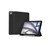 Accezz Accezz Coque tablette portefeuille Smart Silicone iPad Air 13 pouces (2026) M4 / (2025) M3 / (2024) M2 Noir Noir