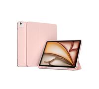 Accezz Accezz Coque tablette portefeuille Smart Silicone iPad Air 13 pouces (2026) M4 / (2025) M3 / (2024) M2 Rose Rose