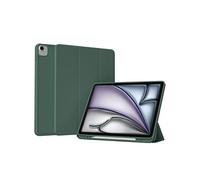 Accezz Accezz Coque tablette portefeuille Smart Silicone iPad Air 13 pouces (2026) M4 / (2025) M3 / (2024) M2 Vert foncé Vert foncé