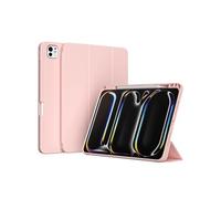 Accezz Accezz Coque tablette portefeuille Smart Silicone pour iPad Pro 11 (2025) M5 / (2024) M4 Rose Rose