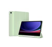Accezz Accezz Coque tablette portefeuille Smart Silicone Samsung Galaxy Tab A9 Plus Vert clair Vert clair