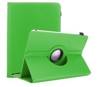 Cadorabo Étui pour Tablette Compatible avec 8" Tablets en Vert Clair - Housse de Protection en Cuir synthétique avec Fonction de Support - Étui à 360 degrés avec Bande élastique
