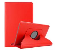 Cadorabo Coque Tablette pour Apple iPad AIR 2 2014 / iPad AIR 2013 en Rouge Pavot - Housse Protection en Style Livre avec Auto Wake Up avec Stand Horizontal et Fermeture de Bande Élastique