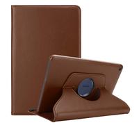 Cadorabo Housse pour tablette Huawei MatePad T 10 (9.7 Zoll) / T 10s (10.1 Zoll) en BRUN CHAMPIGNON - Étui de protection SANS Auto Wake Up avec fonction de support et fermeture par bande élastique