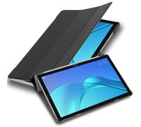 Cadorabo Coque Tablette pour Huawei MediaPad M5 / M5 Pro (10.8" Zoll) en Noir Satin - Housse Protection Très Fine en Similicuir en Style Livre avec Auto Wake Up et Stand Horizontal