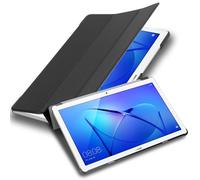 Cadorabo Coque Tablette pour Huawei MediaPad T3 10 (9.6" Zoll) en Noir Satin - Housse Protection Très Fine en Similicuir en Style Livre sans Auto Wake Up et Stand Horizontal