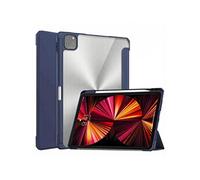 Coque tablette rigide Trifold pour iPad Pro 11 (2022 / 2021 / 2020 / 2018) - Bleu foncé