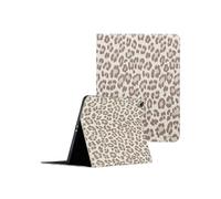 Selencia Selencia Coque tablette Sabi avec imprimé léopard iPad Air 11 pouces (2025) M3 / (2024) M2 / Air 5 (2022) / Air 4 (2020) Soft Ivory Beige