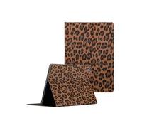 Coque tablette Sabi avec imprimé léopard pour Samsung Galaxy Tab A9 Plus - Mocha Brown