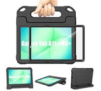 Coque Tablette Samsung Galaxy Tab A11+/A9+ Plus Enfant 11 Pouces 2025/2023, TrendGate Étui Léger et Résistant Aux Chocs Écran Intégré avec Poignée et Support pour Galaxy Tab A11+/A9+ 11'', Noir