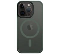 Coque Tactical Magsafe Pour Iphone 14 Pro-Max Coloris Vert Et Dos Fumé