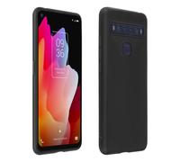 Coque pour TCL 10L Silicone Gel Flexible Ultra-fine et Légère Noir