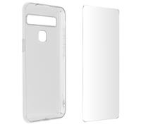 Coque TCL 10L Silicone Souple Film Verre Trempé 9H Transparent