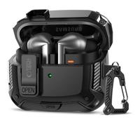 Coque Tech-Protect CARBONOX MAGSAFE noir - Bumper étui pour Samsung Galaxy Buds 3 / 3 FE / 3 Pro