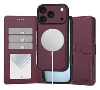 Coque Tech-Protect Wallet MagSafe pour iPhone 17 Pro Max / 18 Pro Max - bordeaux