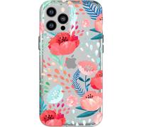 Coque Tech21 Evo Art Jardin Floral Pour Apple Iphone 12 Pro Max - Rouge Corail