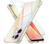 Coque TECHTA pour Oppo Reno8 5G + 3 verres trempés - TPU Transparente