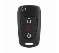 Coque Télécommande de Remplacement 3 Boutons, Boîtier Noir, pour Nouvelle Génération - Durable, Résistance à l’Usure, Facile à Installer