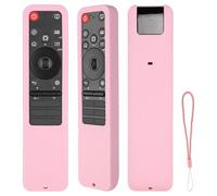 Coque Télécommande en Silicone Compatible avec LG MR25GA TV Magique Télécommande Coque Protectrice à l'épreuve des Chocs avec Une Lanyard(Rose)