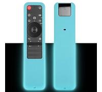 Coque Télécommande en Silicone Compatible avec LG MR25GA TV Magique Télécommande Coque Protectrice à l'épreuve des Chocs avec Une Lanyard(Bleu Fluorescent)