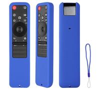 Coque Télécommande en Silicone Compatible avec LG MR25GA TV Magique Télécommande Coque Protectrice à l'épreuve des Chocs avec Une Lanyard(Bleu)