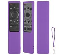Coque télécommande en silicone compatible avec Samsung BN59-01358B BN59-01363J BN59-01363B BN59-01311B TV Télécommande avec un cordon (violet)