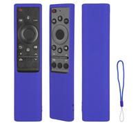 Coque télécommande en silicone compatible avec Samsung BN59-01358B BN59-01363J BN59-01363B BN59-01311B TV Télécommande avec un cordon (bleu)