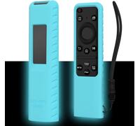 Coque télécommande pour Samsung 2023 SolarCell TM2360E BN59-01432J BN59-01432A BN59-01455E Coque télécommande pour Samsung Neo QLED OLED TV TM2361E Series Remote Cover (Bleu fluorescent)