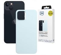 Coque téléphone - 3MK - Hardy MagSilicone - Souple - Compatible Apple iPhone 14 Plus - Bleu