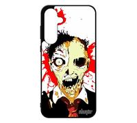 Coque telephone A55 5G silicone zombie bumper mort vivant case etui Orange eclaboussure apocalypse solide 4G TPU sang Samsung galaxy