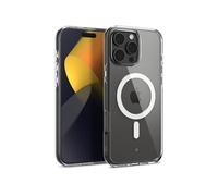 Caseology Capella Mag Coque iPhone 16 Pro Max [Ultra Transparente] Protection magnétique Contre Les Chutes de qualité Militaire Motifs de poignée latérale pour iPhone 16 Pro Max - Clear White