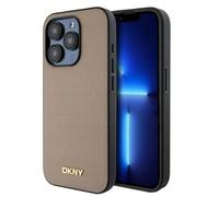 Coque téléphone - DKNY - iPhone 15 Pro Max - Cuir grainé - Rigide - MagSafe