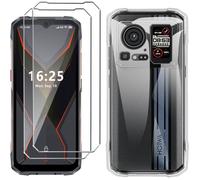 Coque Téléphone - HOTWAV - Cyber 15 - Transparent - Souple - 2 Verres Trempés Inclus