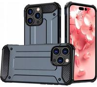 Coque téléphone - Hurtel - Hybrid Armor - iPhone 16 Pro - Coque blindée - Protection renforcée - Bleu