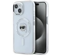 Coque Téléphone - Karl Lagerfeld - Iphone 15 - Transparent - Compatible Magsafe - Élégante