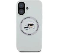 Coque Téléphone - Karl Lagerfeld - Iphone 16 - Silicone Liquide - Compatible Magsafe - Beige