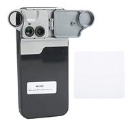 Coque Téléphone Multi Objectifs pour 12Mini avec Objectifs Macro/Fisheye/Filtre CPL - Protection Aluminium Alliage, Lentilles Multiples, Usage Quotidien et Créatif
