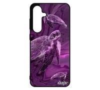 Coque Telephone Pour Galaxy S24 Fe En Silicone Tortue Violet Marin Smartphone Housse Marbre De Protection Animal Peinture Animaux Pour Samsung